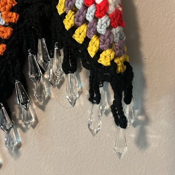 New! AKIRA PACK YOUR BAGS RHINESTONE TRIM CROCHET SKIRT SIZE SMALL - Picture 7 of 13